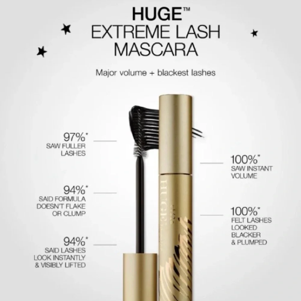 Stila HUGE Extreme Lash Mascara Waterproof Full Size - Black